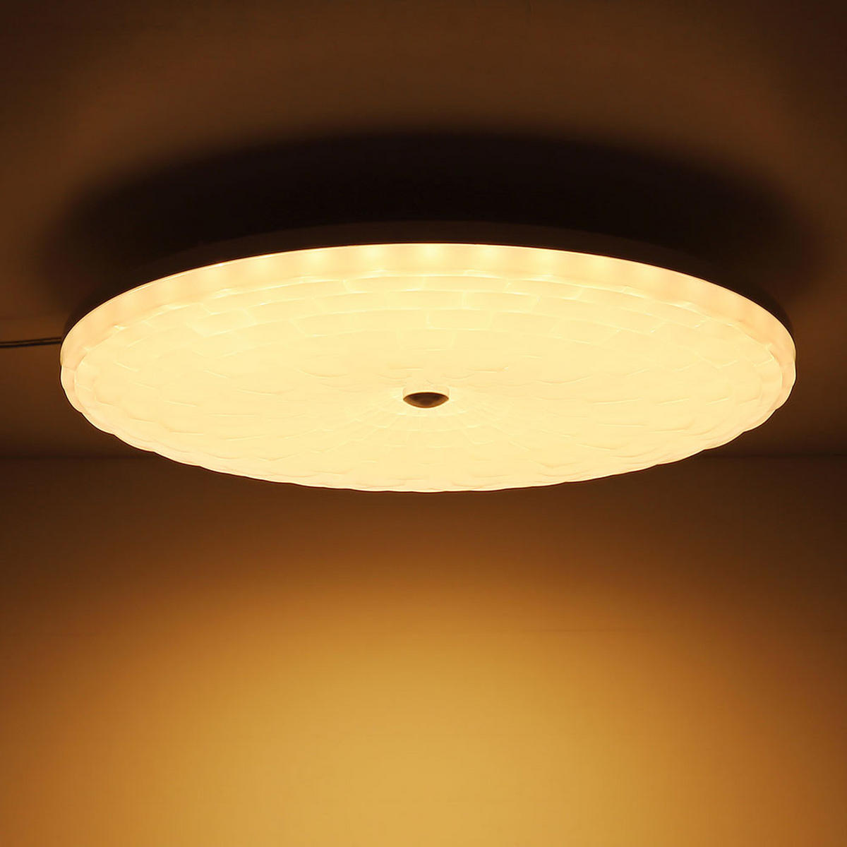 LED DECKENLEUCHTE Metall Weiß - Weiß, Metall (48.5/48.5/10cm) - Globo Lighting