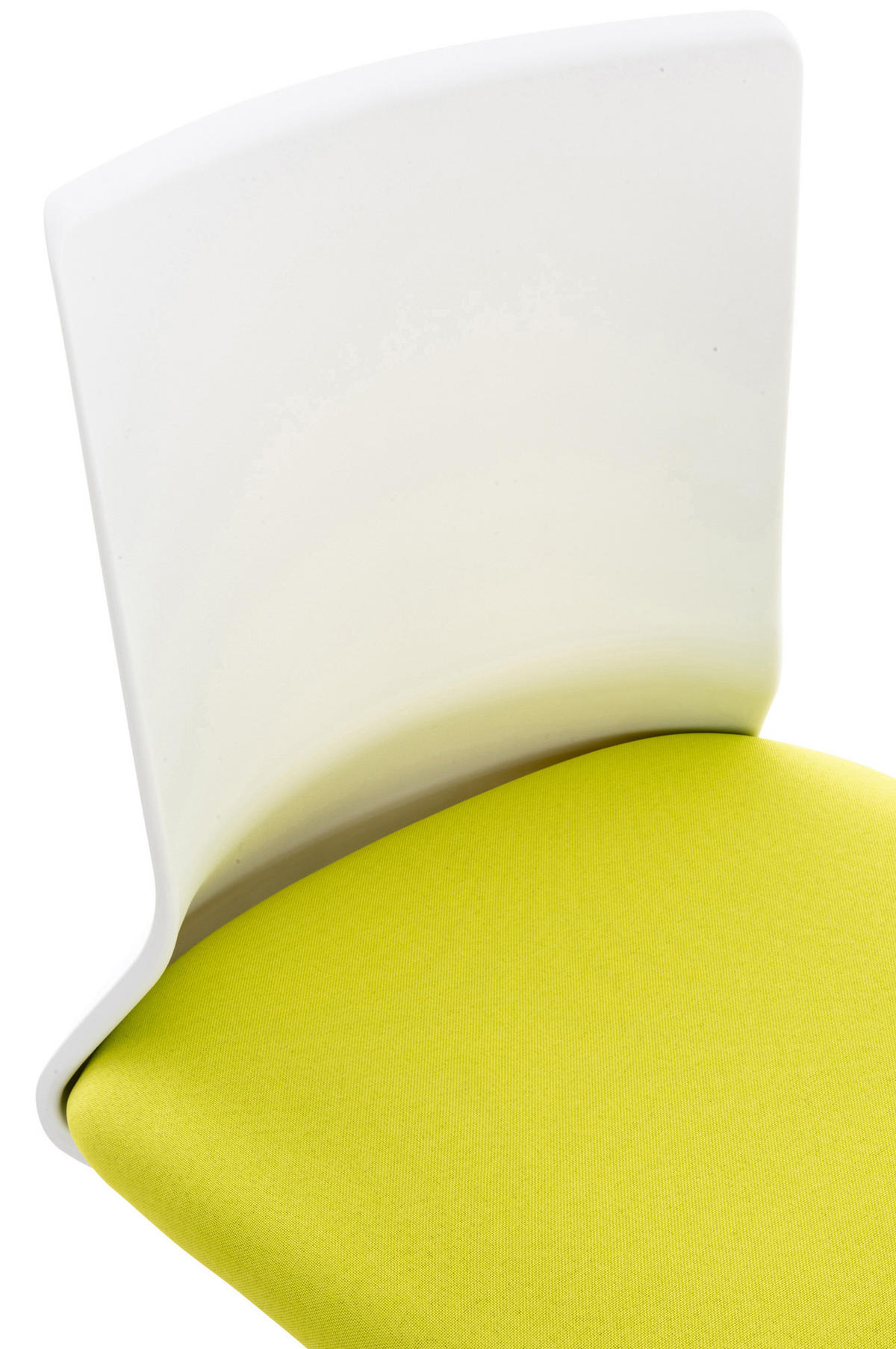 DREHSTUHL Stoff grün - Weiß/Grün, Kunststoff/Textil (61/92/61cm) - CLP