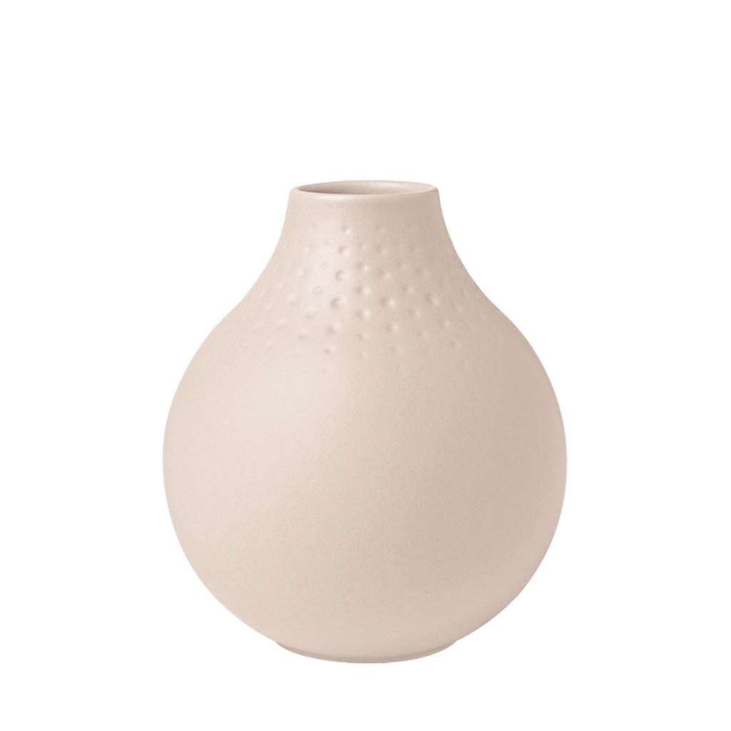 VASE PERLE Manufacture Collier Beige 12 cm - Beige, Keramik (12cm) - Villeroy & Boch