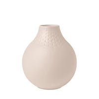 VASE PERLE Manufacture Collier Beige 12 cm - Beige, Keramik (12cm) - Villeroy & Boch