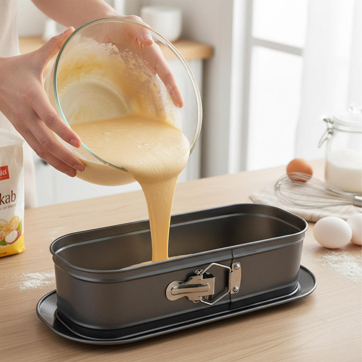 FORMA na pečenie - antracitová, kov (30/8/12cm) - Relaxdays