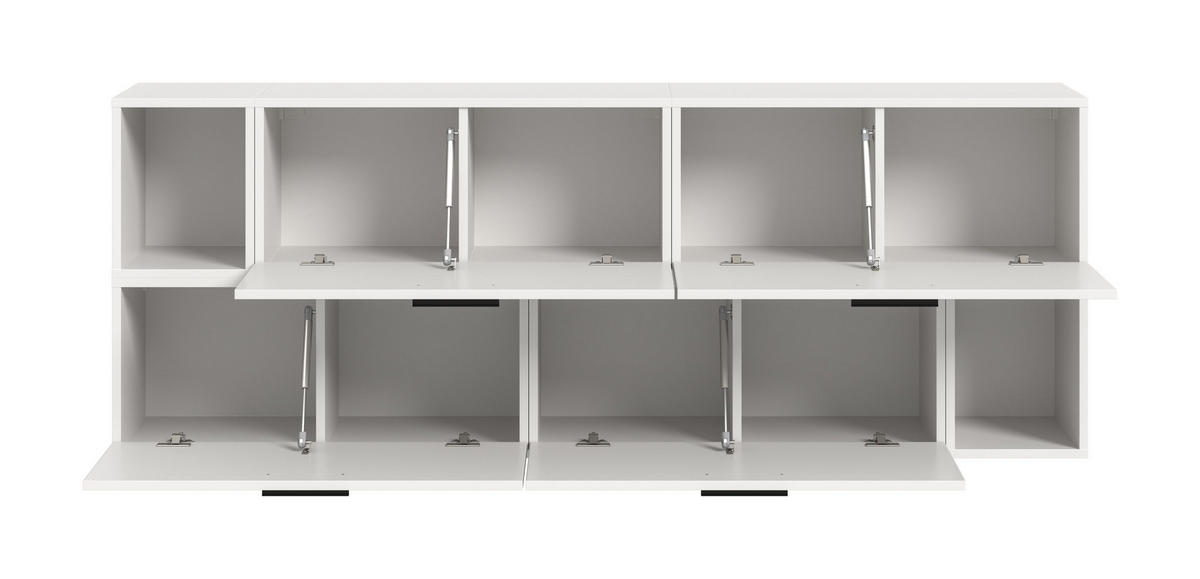 WOHNWAND The One weiß 176/34/97 cm - Weiß, Holzwerkstoff (176/97/34cm) - Xonox