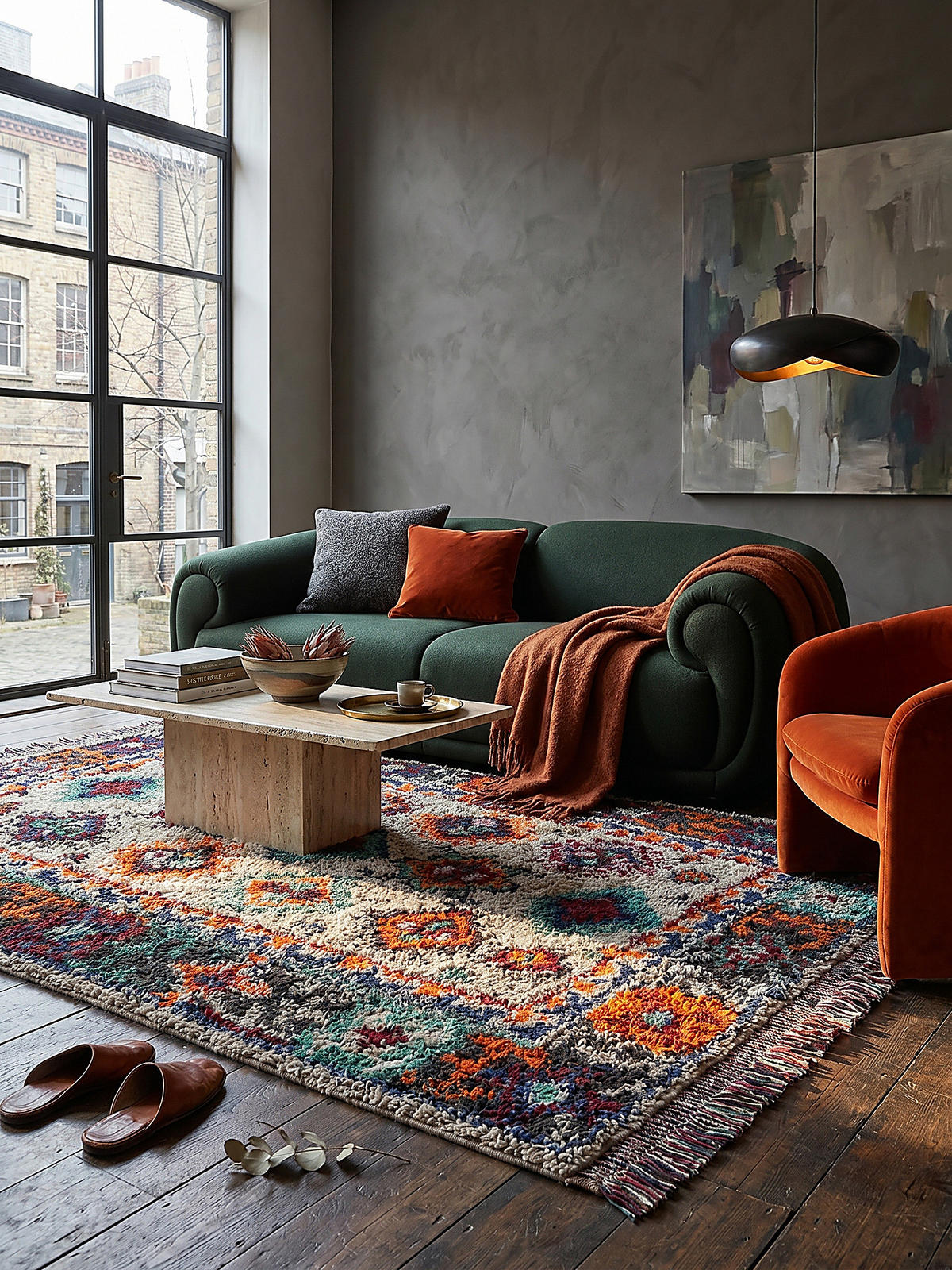 HOCHFLORTEPPICH mit Fransen TAFRAUT, im Berber-Stil, Bunt, 200 x 300 cm - Multicolor, Textil (300/200cm) - KADIMA DESIGN