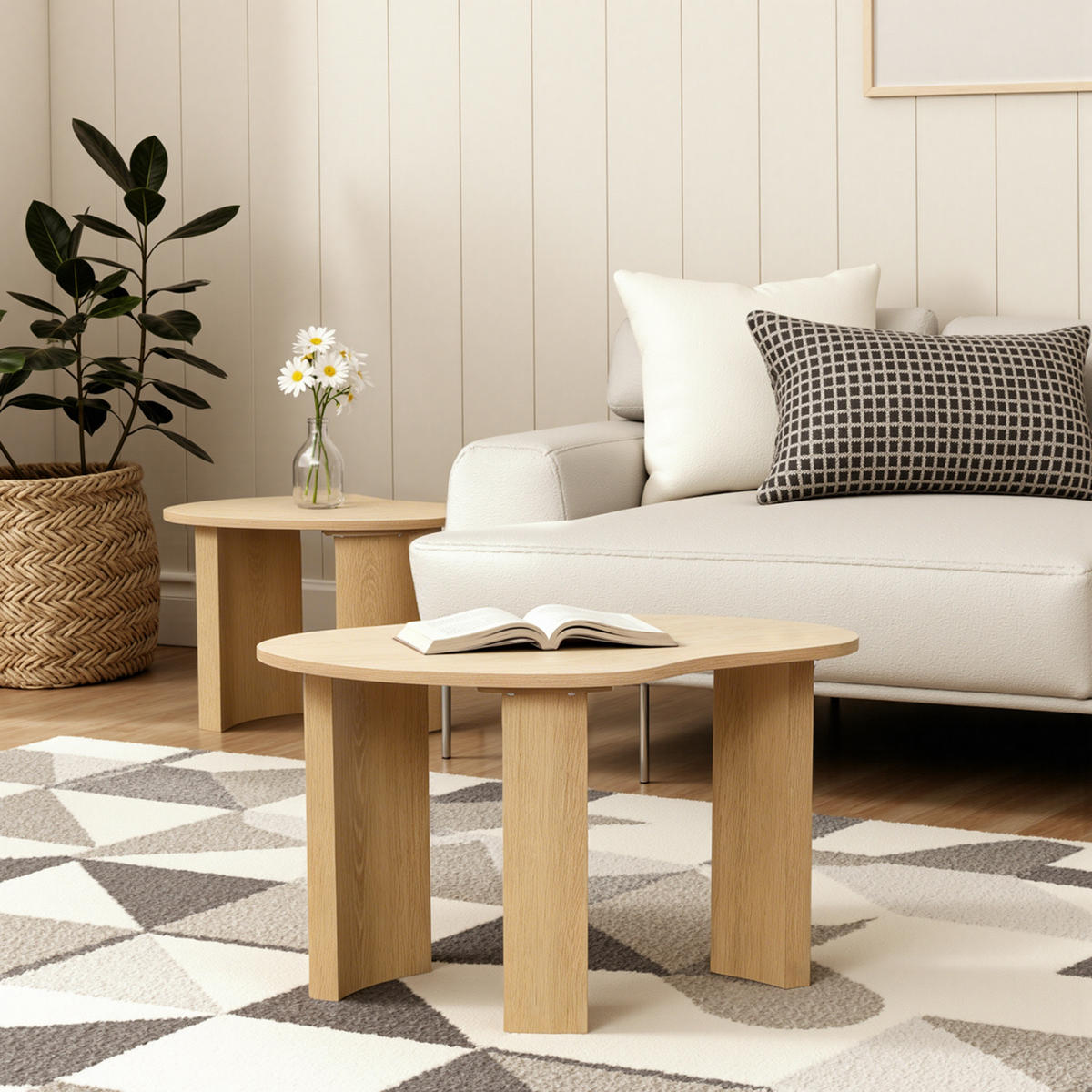 COUCHTISCH, 50 × 38 × 35 cm - Braun, Holzwerkstoff (38/50/35cm) - Hometopia