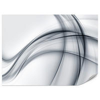 FOTOTAPETA Pre Obývaciu Izbu Abstraktné Sivé Línie Moderný Vzor 500 x 350 cm - čierna/sivá, papier (500/350cm) - Muralo