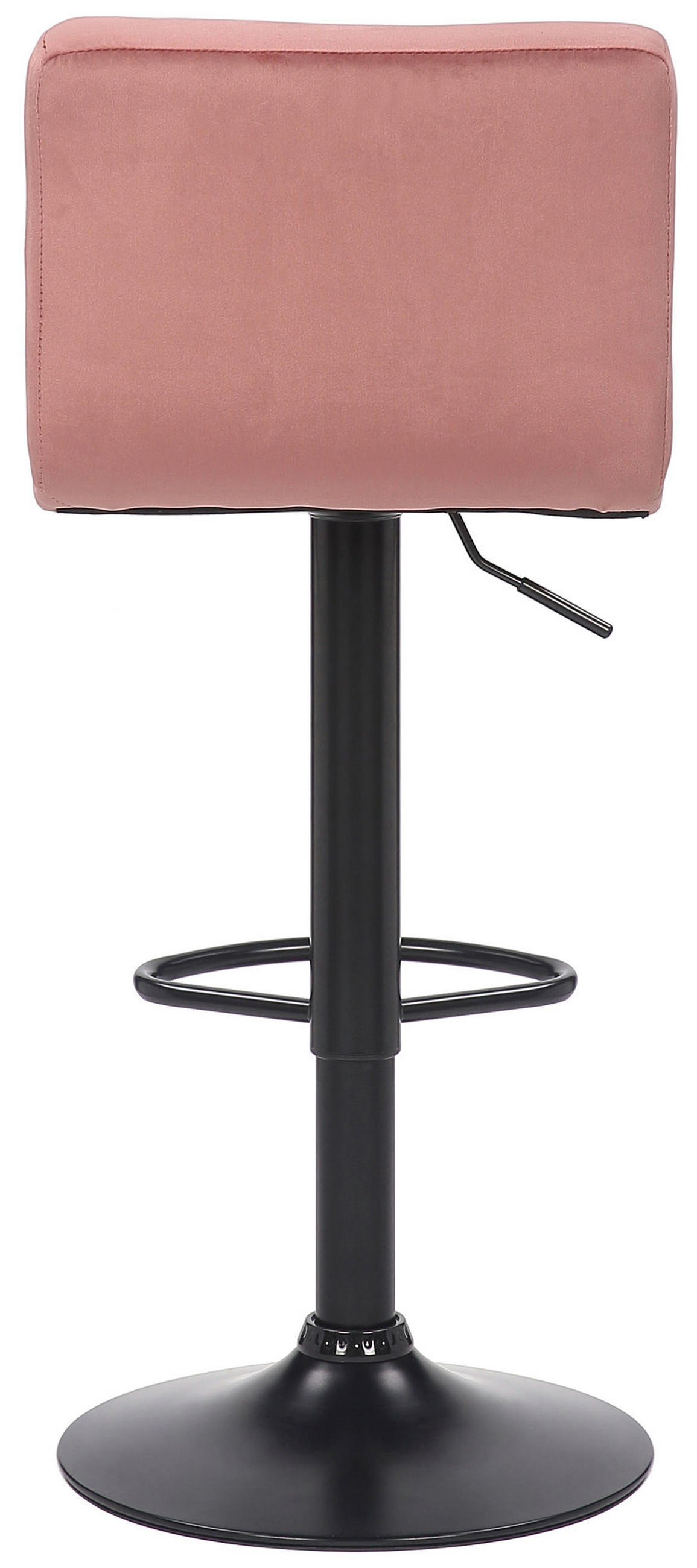 BARHOCKER 2er Set Rivan Samt Pink - Pink, Textil (40/85/40cm) - DELUKE