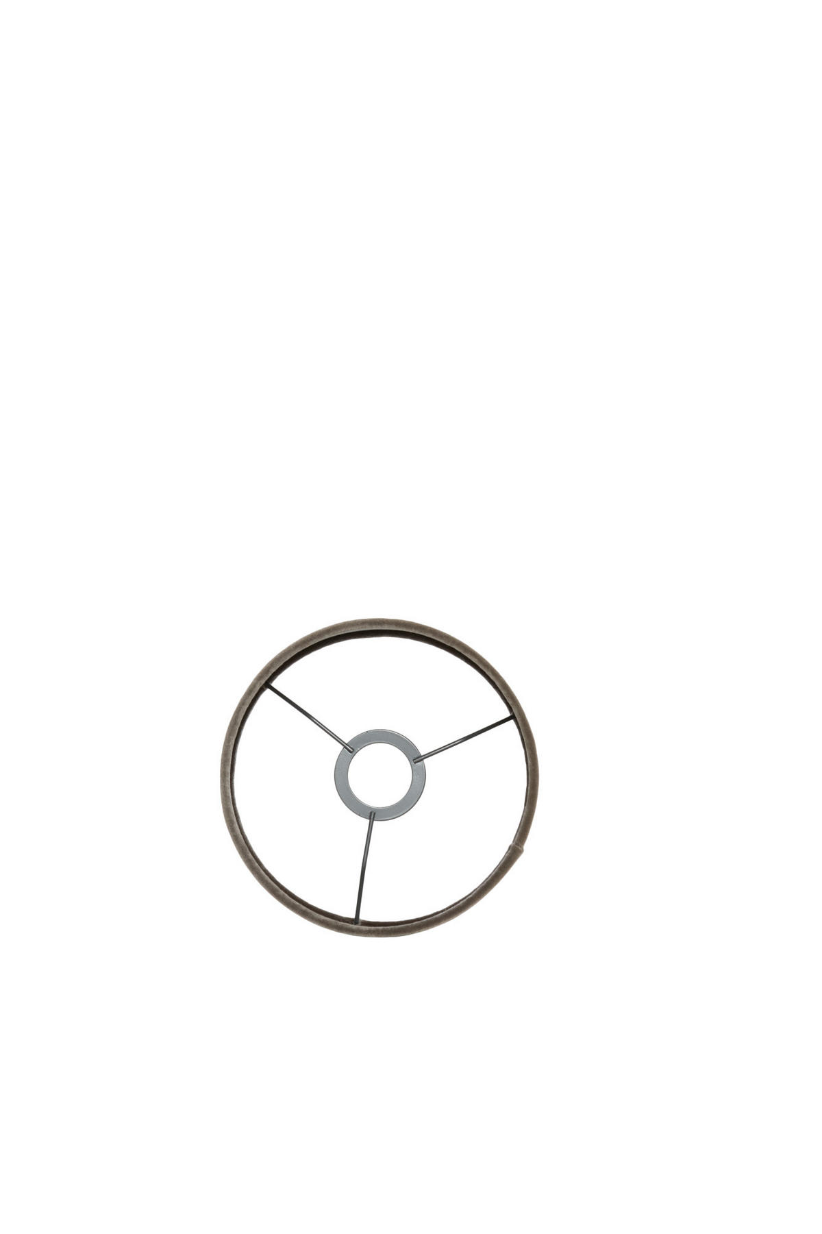 LAMPENSCHIRM Palata Braun Ø20/15 cm - Braun, Textil (20/20/15cm) - Light & Living
