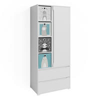 KLEIDERSCHRANK Ruben Weiß 80 x 189.9 cm - bílá, kompozitní dřevo (80/190/48cm) - Vicco