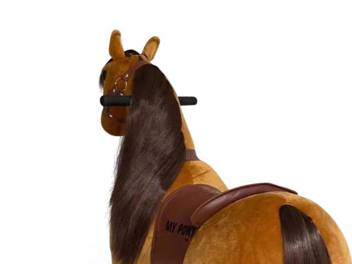 REITPFERD Gismo Größe S - Braun, Kunststoff (74/29/83cm) - TPFLiving