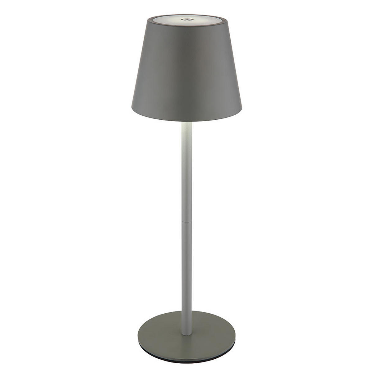 LED Tischleuchte VANNIE I Grau 2er Set - Grau, Metall (11.5/11.5/36cm) - Globo Lighting
