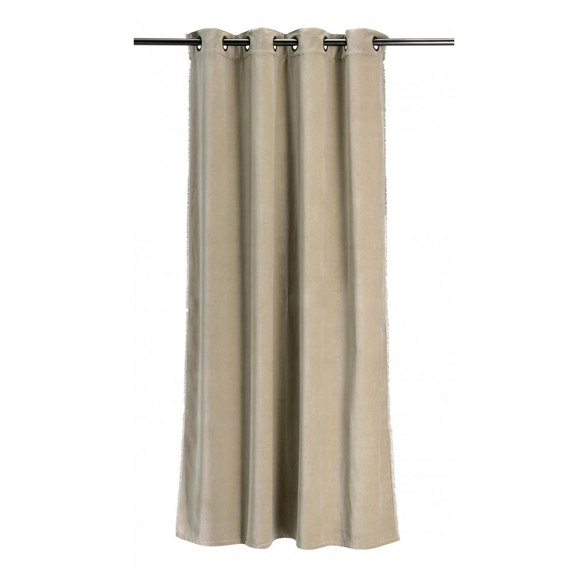 VORHANG Fara leinen 135 x 280 cm - Greige, Textil (135/280cm) - Vivaraise