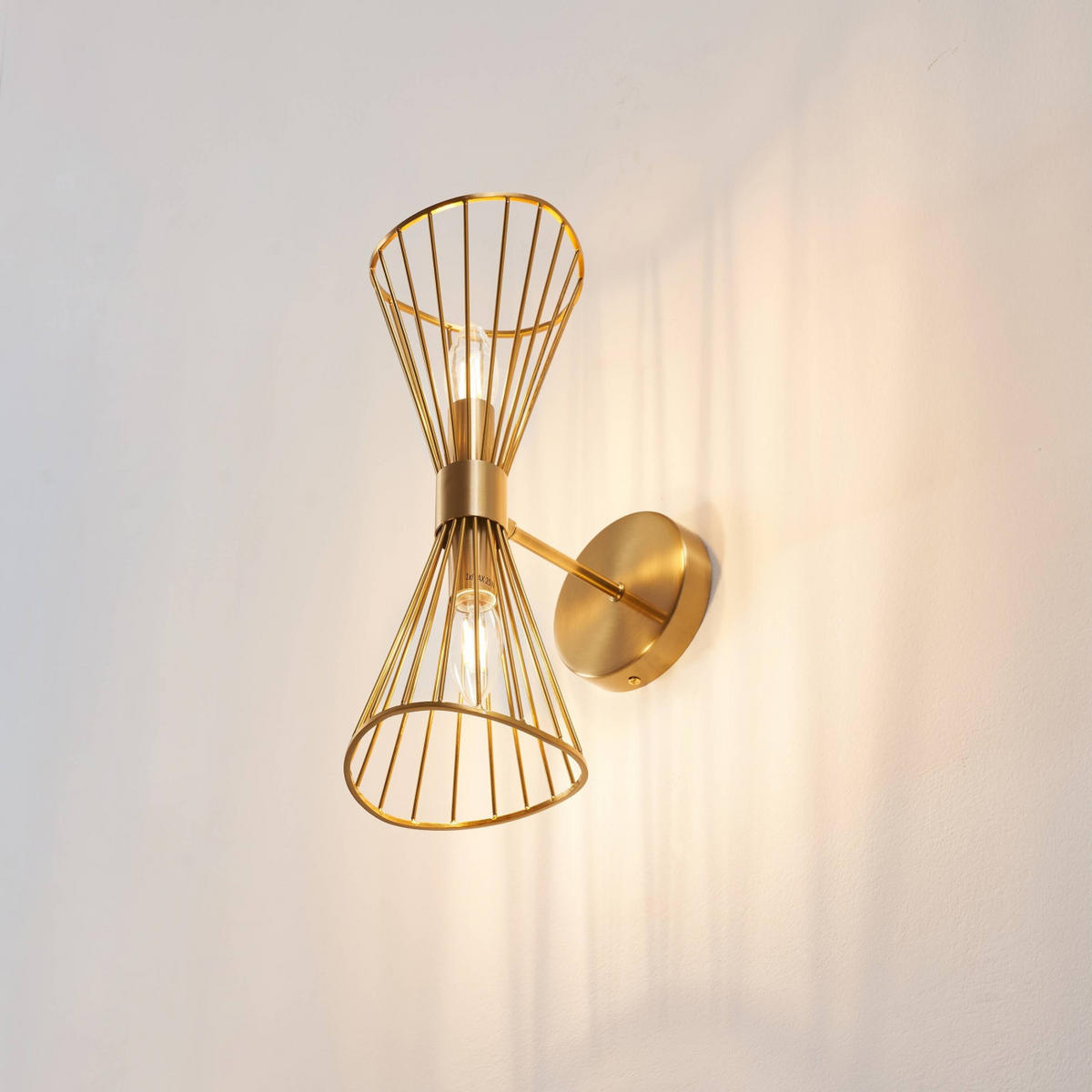 WANDLEUCHTE Talyra, Gold, 41cm - Goldfarben, Metall (14/41/17.5cm) - KOSILUM