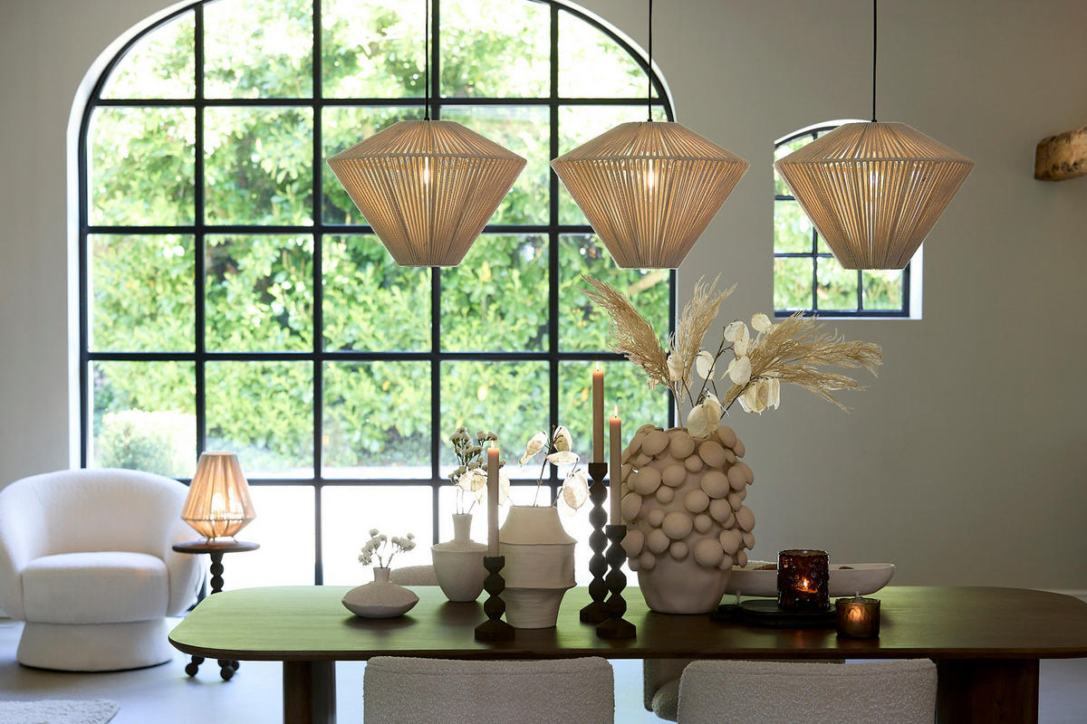 ESSTISCH Aymara Braun 220/100/76 cm - Braun, Holz (220/100/76cm) - Light & Living