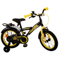KINDERFAHRRAD Thornbike - Jungen - 14 Zoll - Rücktritt + Handbremse - Schwarz/Gelb - Gelb/Schwarz, Metall (46cm) - TPFSports