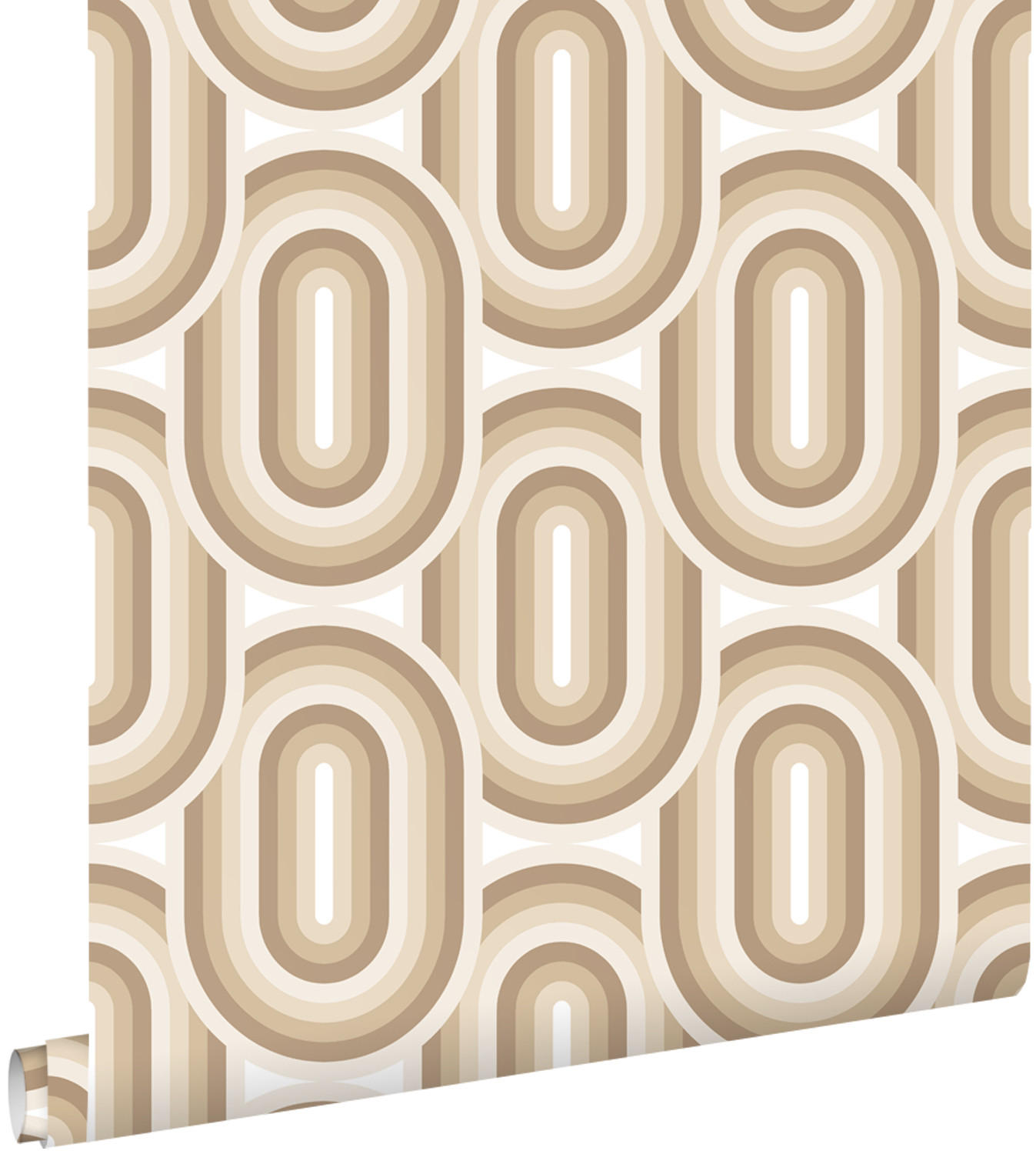 TAPETE Retro-Ornamente 53 cm x 10.05 m - Beige, Papier (53/1000cm) - ESTAhome