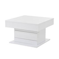 COUCHTISCH Weiß 70/70/45 cm - Weiß, Holzwerkstoff (70/70/45cm) - PANGIVO