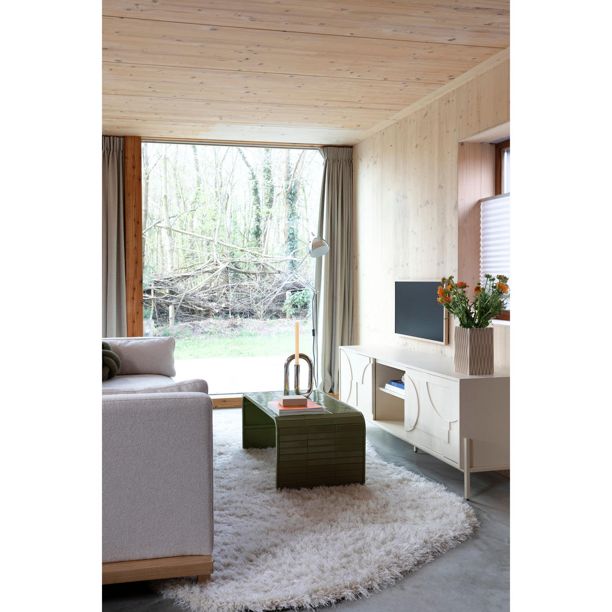 COUCHTISCH Tiles Grün - Grün, Metall (80/47/40cm) - Zuiver