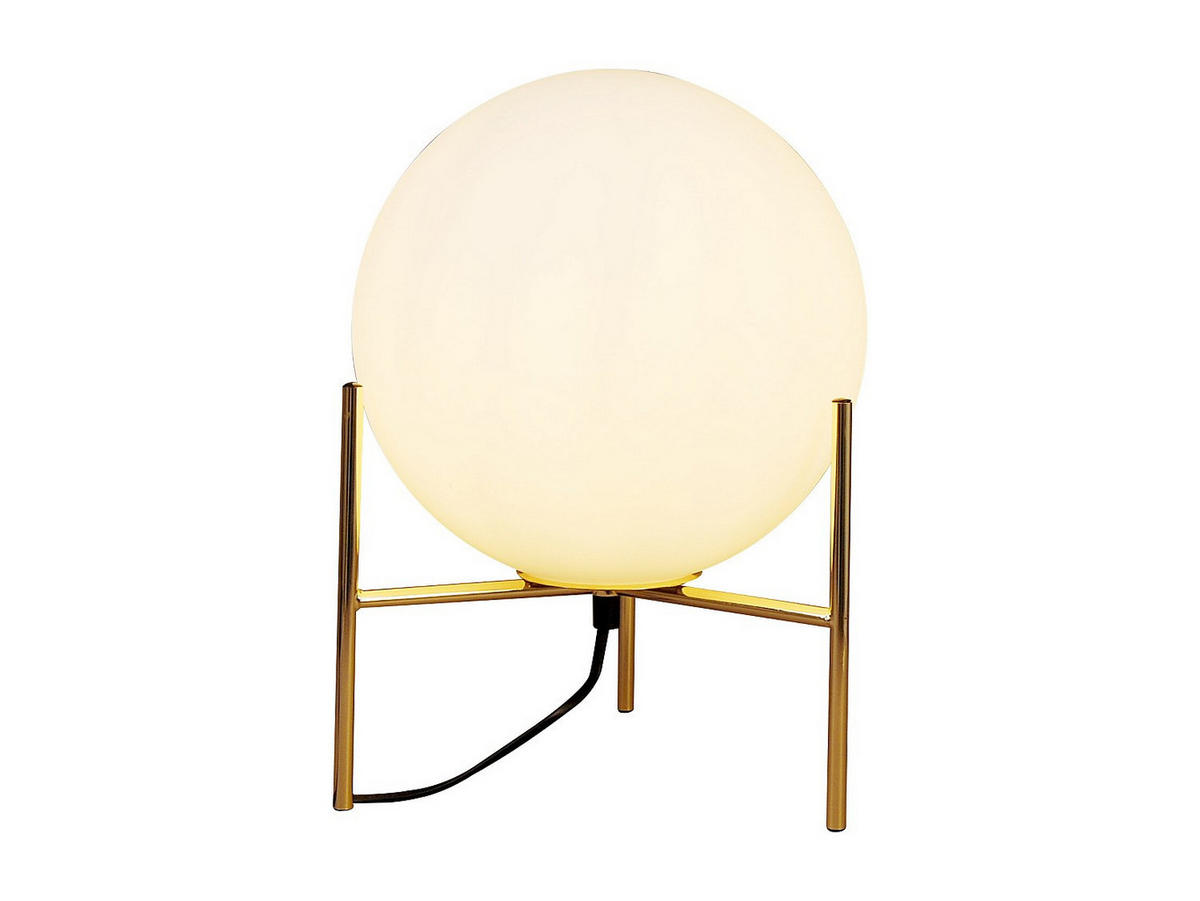 TISCHLAMPE - 25 cm x 25 cm - metall - goldfarben Barlow - Goldfarben, Metall (25/25/35cm) - Vente-Unique