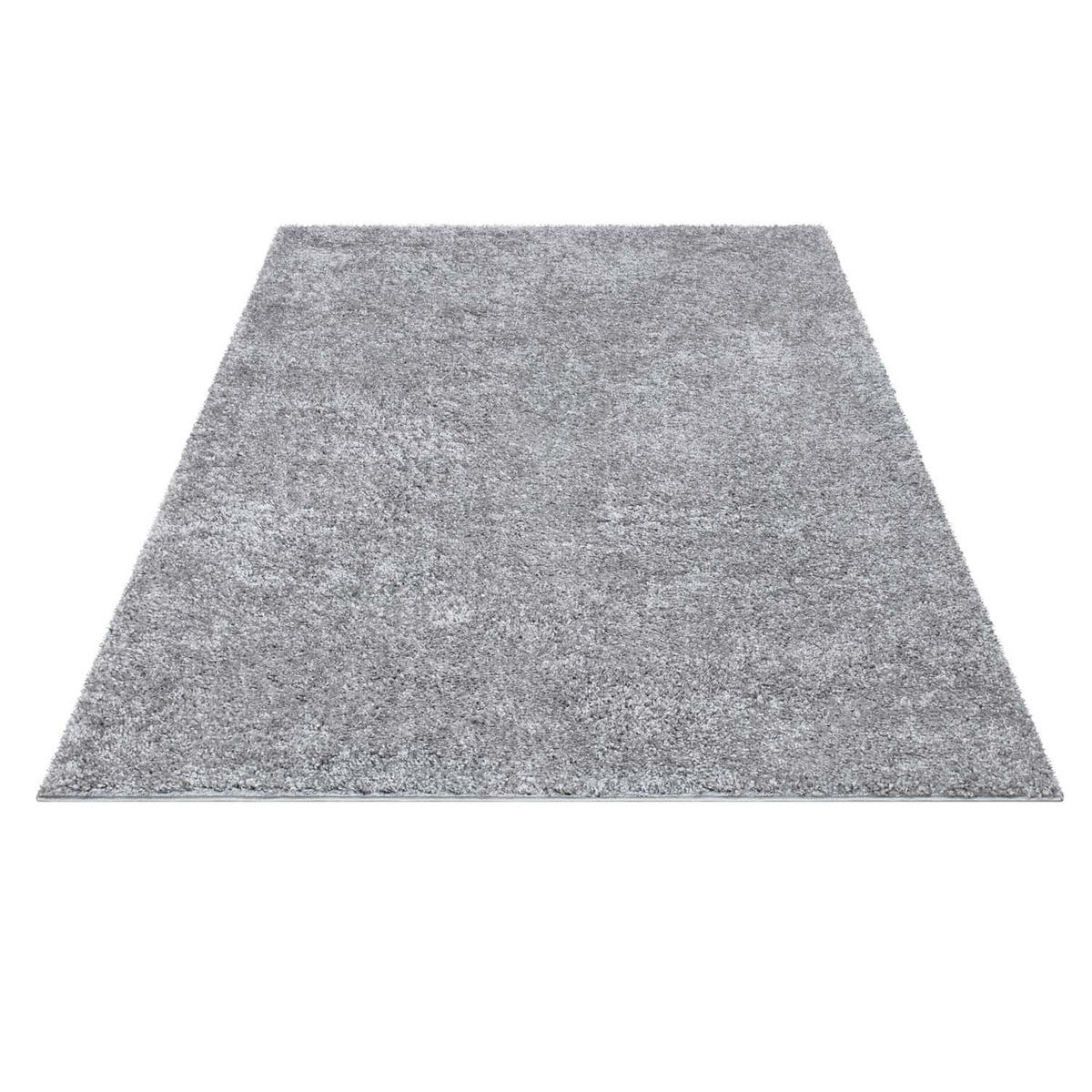 HOCHFLOR-TEPPICH City Shaggy 500 Grau 200x290 cm - Grau, Textil (200/290cm) - carpet city