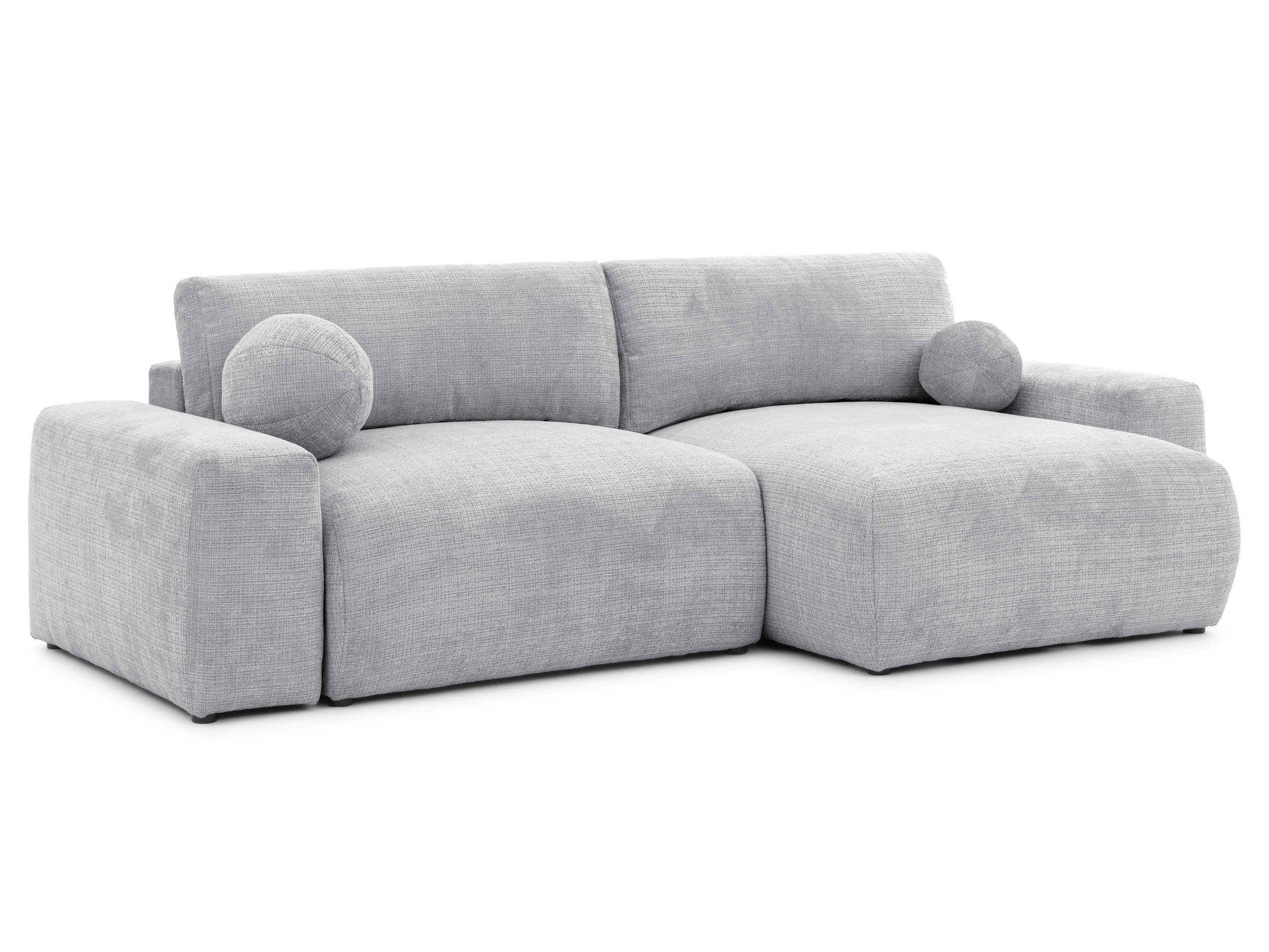 S-Style Ecksofa Hellgrau 266x138 cm