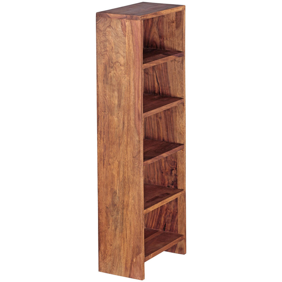 CD-REGAL Massivholz Pflegeleicht 90cm, Braun 30x17x90 cm - Braun, Holz (30/90/17cm) - KADIMA DESIGN