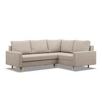ECKSOFA Blank rechts beige - Beige, Textil (223/172cm) - SIMKAM Furniture