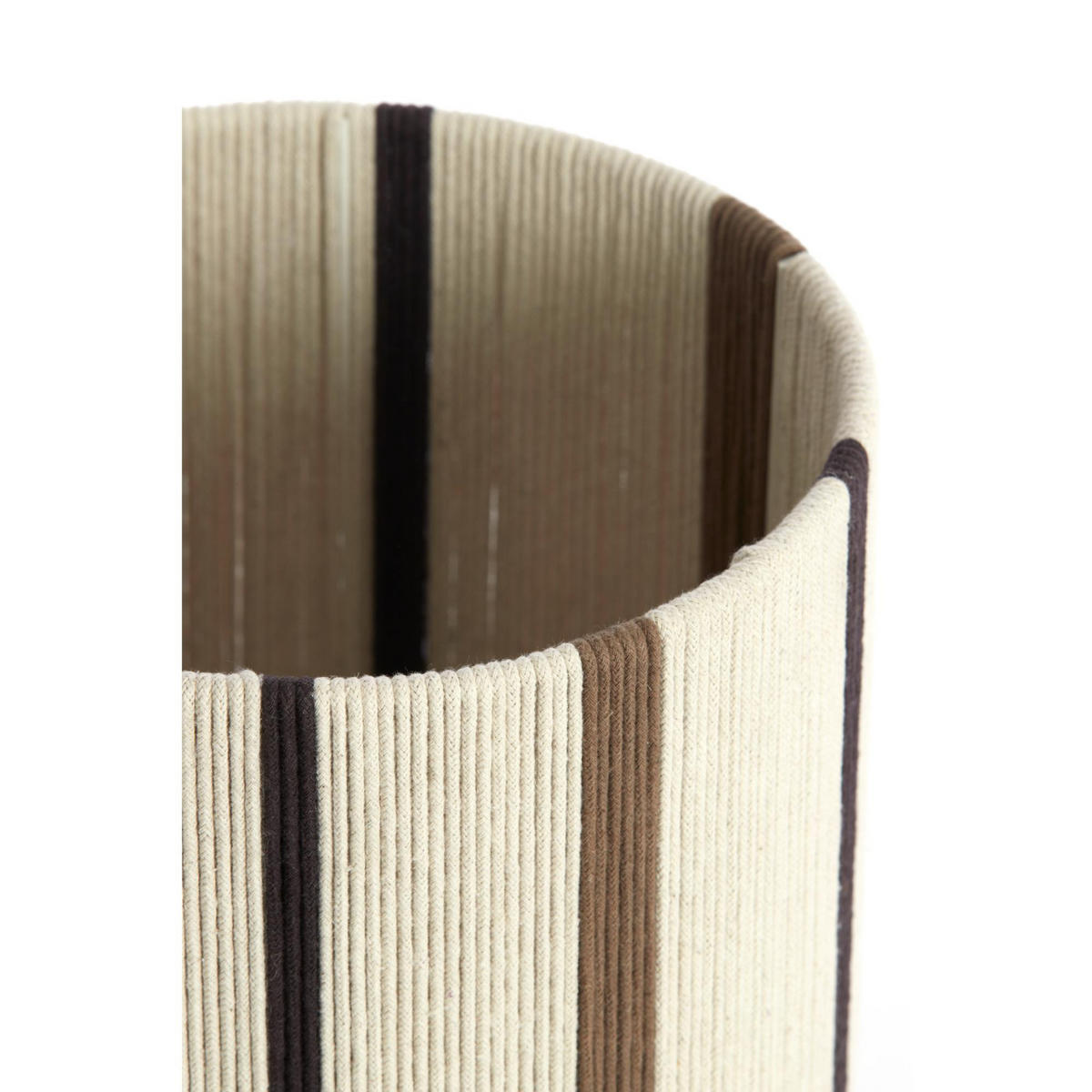 LAMPENSCHIRM Medan Weiß 25/25/36 cm - Weiß, Textil (25/25/36cm) - Light & Living