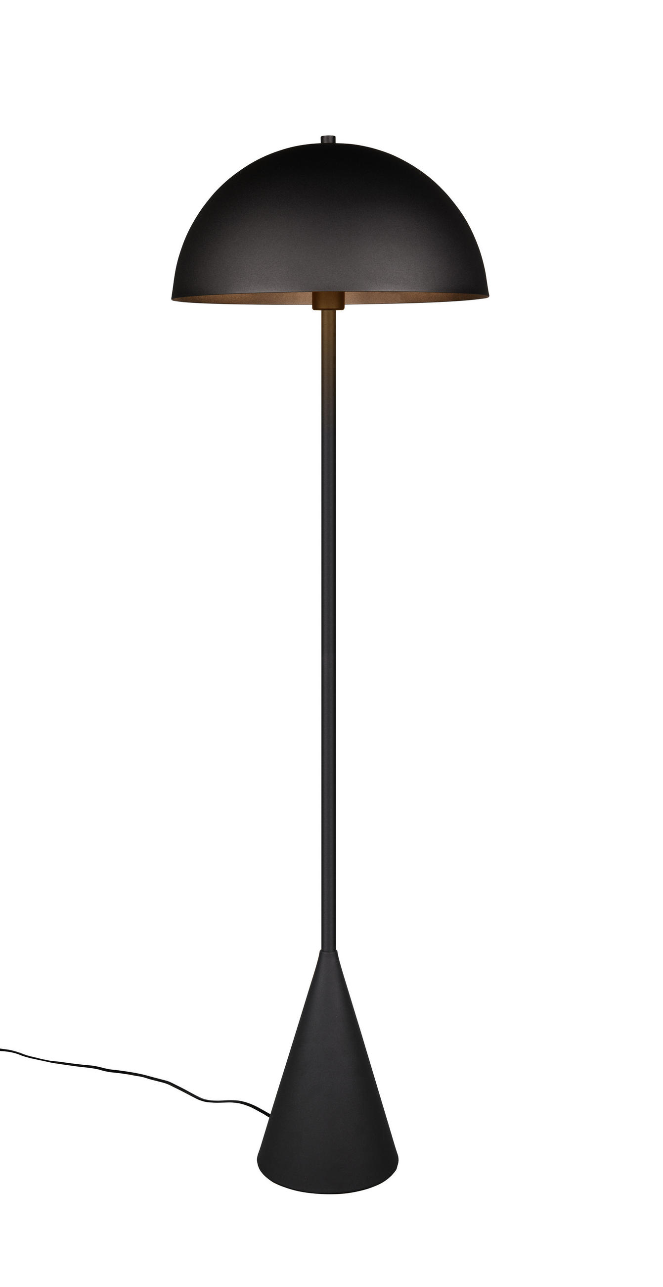 STEHLAMPE ALFIE - Schwarz - 40/40/130 cm - Schwarz, Metall (40/40/130cm) - Trio Leuchten