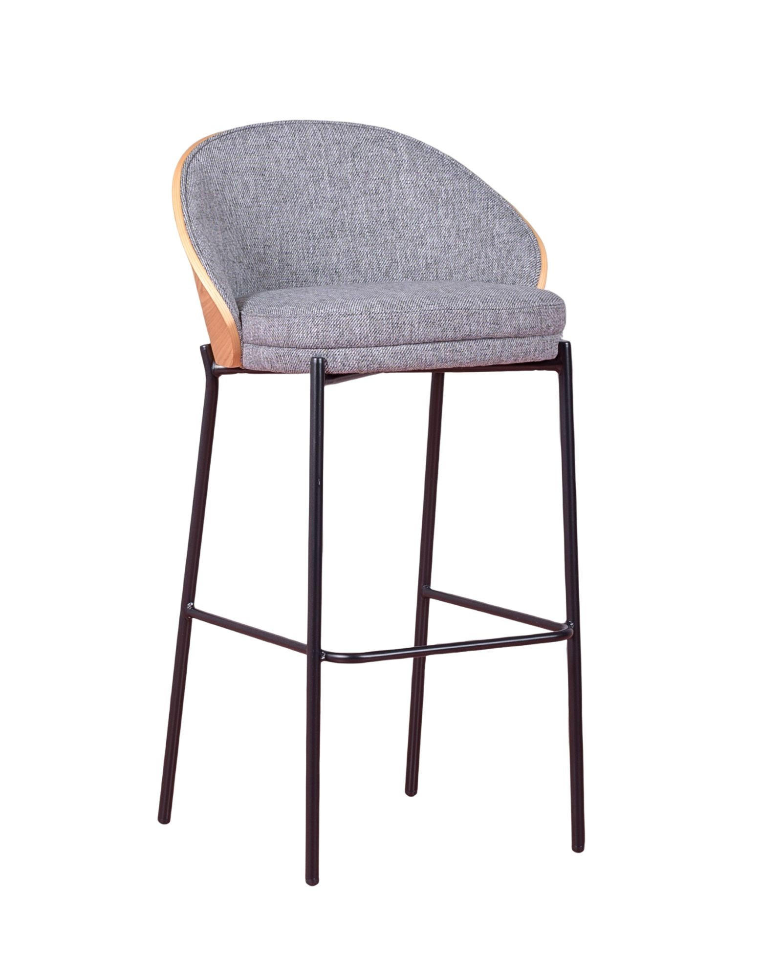 HOCKER Holz Grau - Grau, Holz (54/98/50cm) - Nest Dream