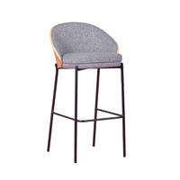 HOCKER Holz Grau - Grau, Holz (54/98/50cm) - Nest Dream