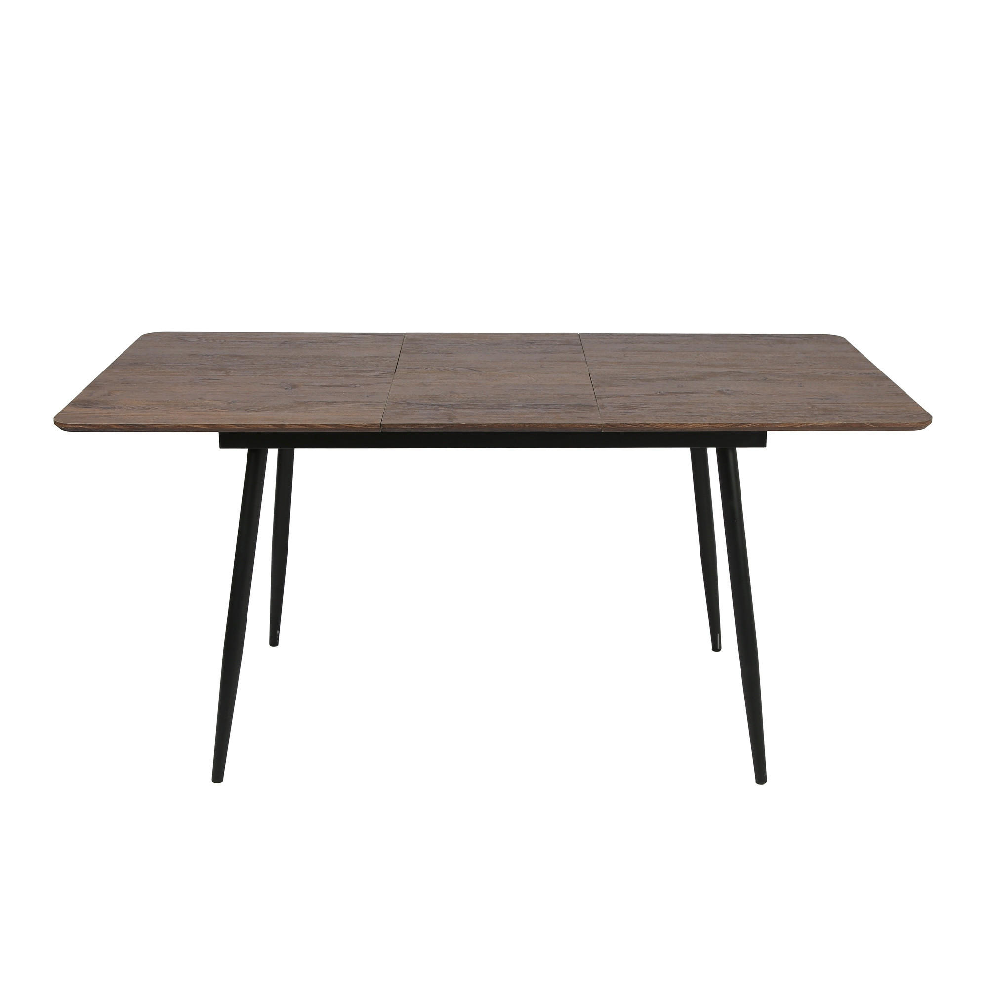 ESSTISCH ausziehbar von 120 bis 160 cm in Eiche dunkel - Dunkelbraun, Holzwerkstoff (80/120/75cm) - Home Collective