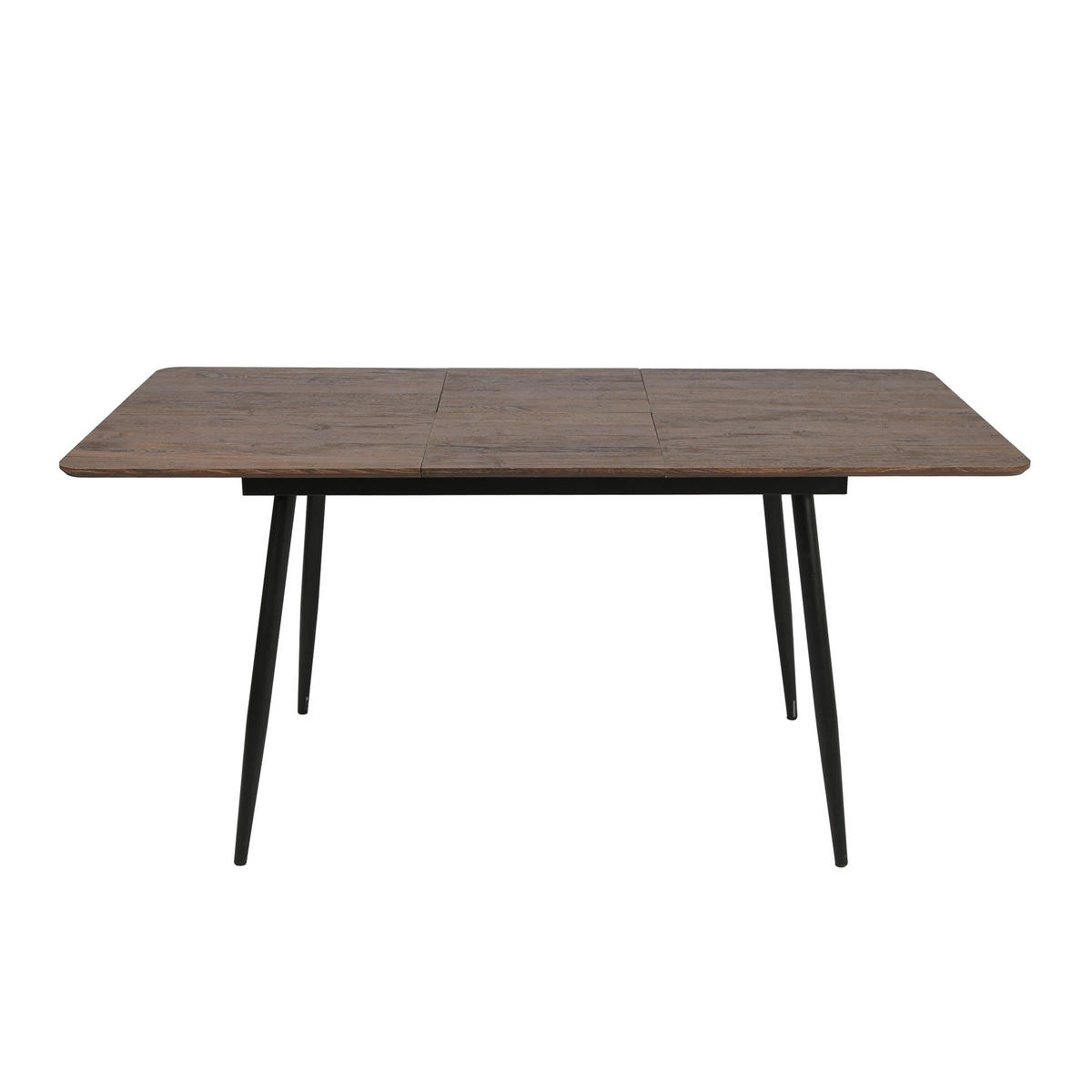 ESSTISCH ausziehbar von 120 bis 160 cm in Eiche dunkel - Dunkelbraun, Holzwerkstoff (80/120/75cm) - Home Collective