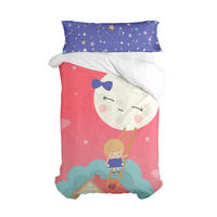 BETTBEZUG 2er-Set teiliges moon dream 135/140x200 cm (standardgrösse) mehrfarbig - Multicolor, Textil (140/200cm) - Happy Friday