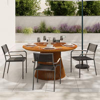 GARTENTISCH Santorin Naturfarben Teakholz - Naturfarben, Holz (140/140/76cm) - Mömax