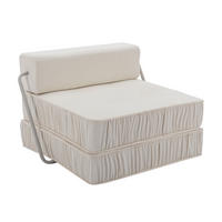 SCHLAFSESSEL DE-34989 2-in-1 mit Bettfunktion Weiß - Weiß, Metall (92/64/92cm) - ComfortXL