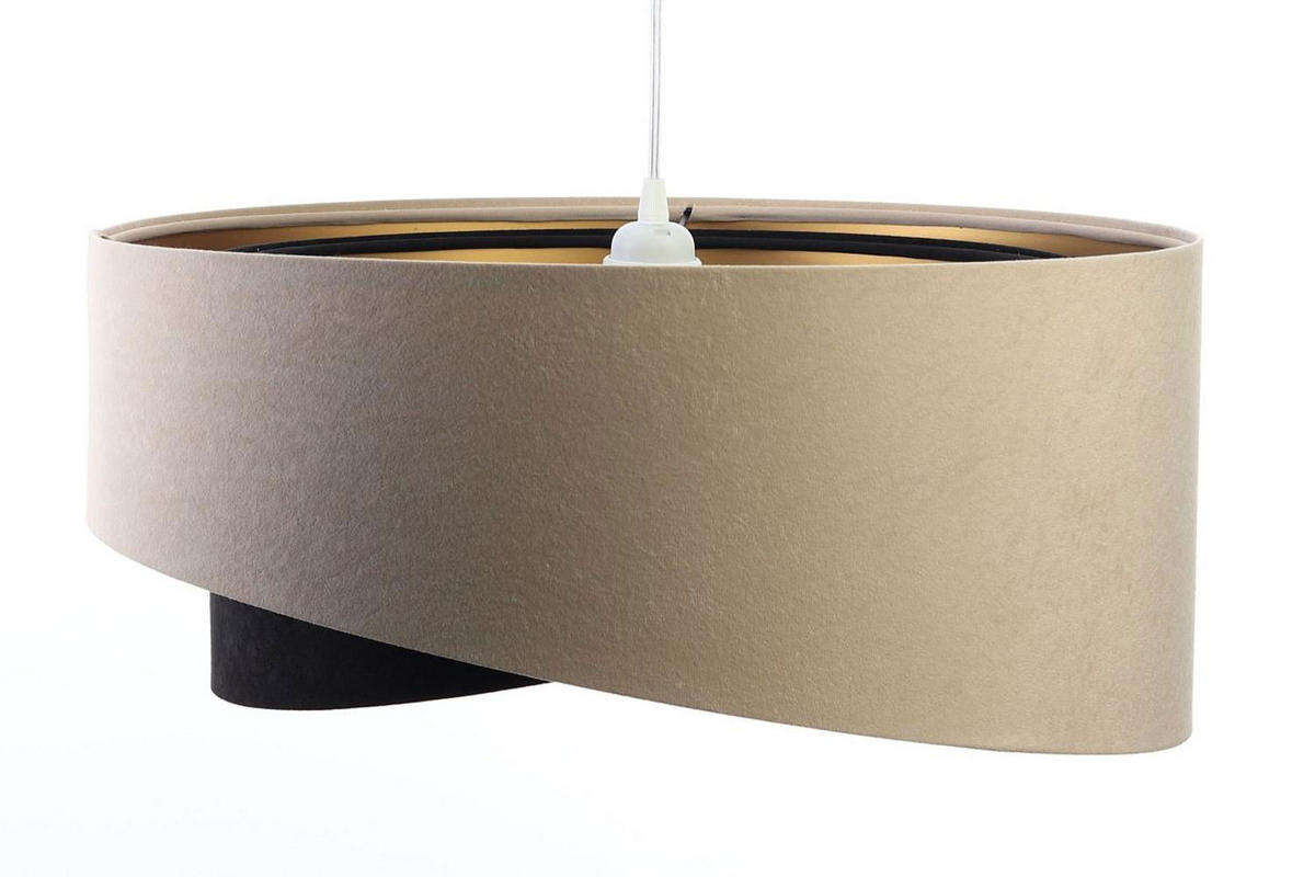 HÄNGELEUCHTE Schwarz 50/23 cm - Braun, Kunststoff (50/1.3/23cm) - ONZENO