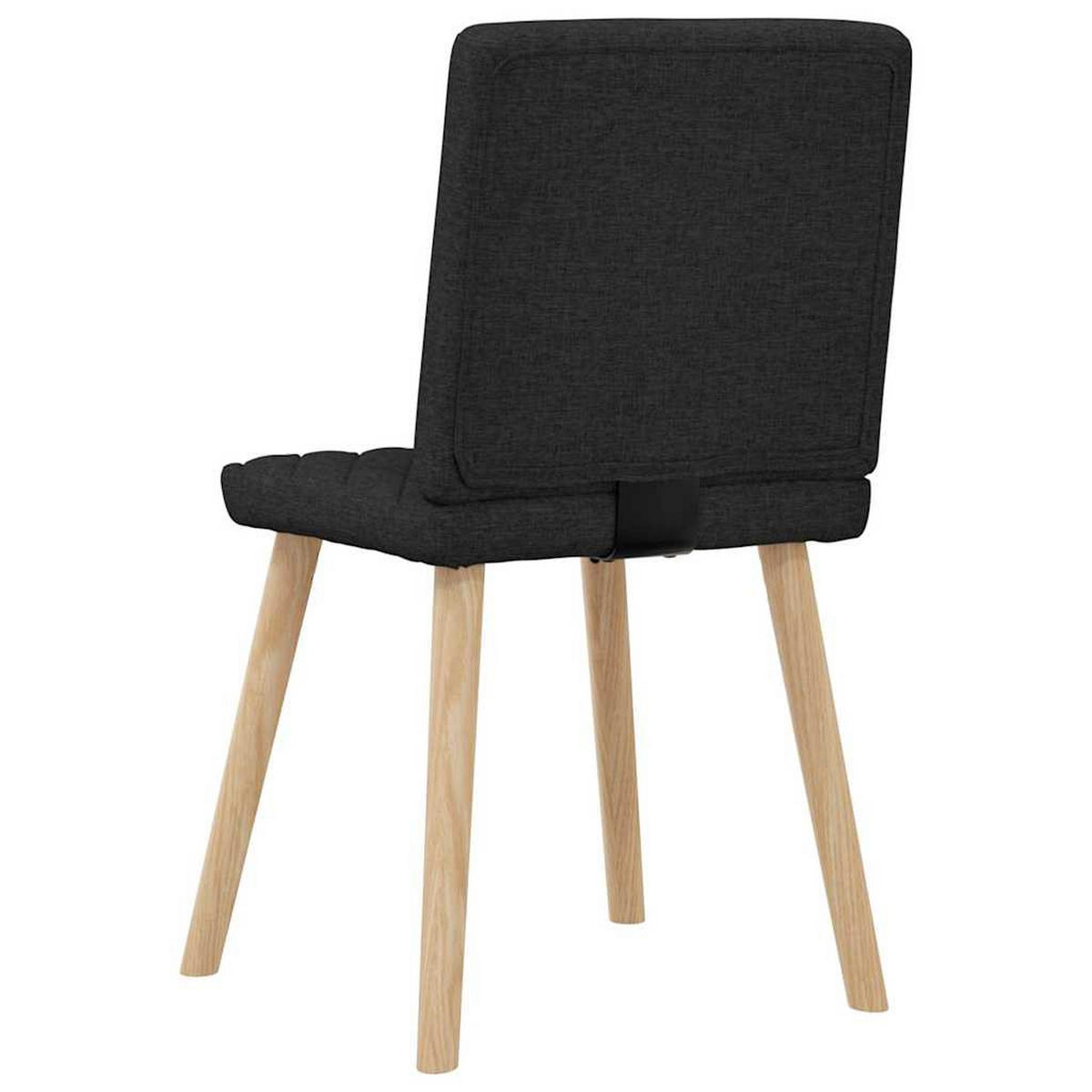 ESSZIMMERSTÜHLE 2 Stk. Schwarz Stoff 45*54*86cm - Schwarz, Metall (45/86/54cm) - ZMH