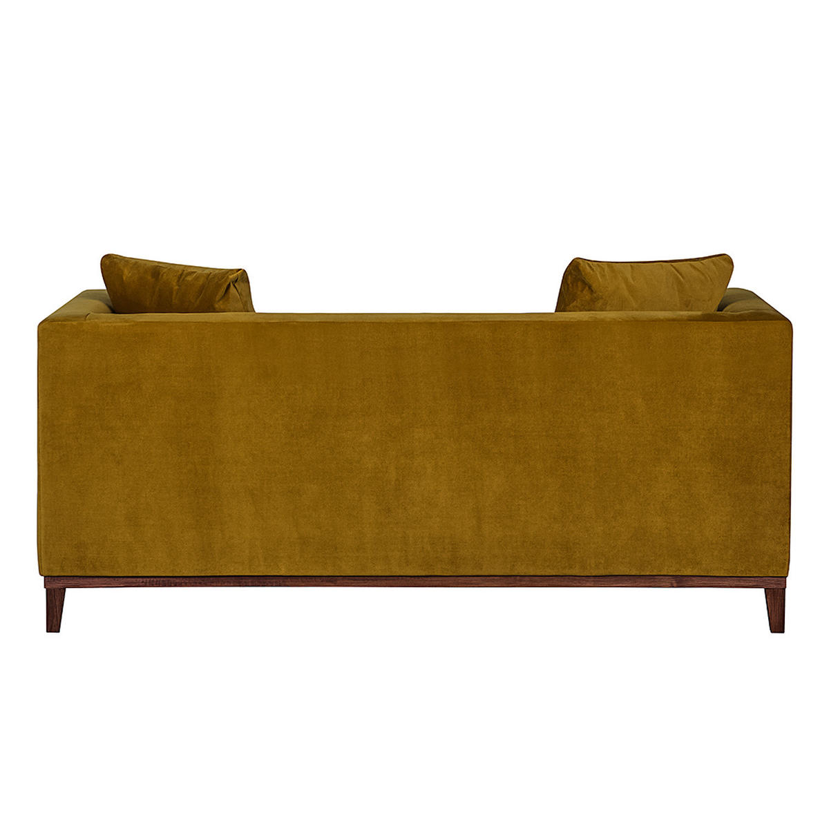 2-SITZER SOFA - Gelb, Holz/Textil (180/79/82cm) - home24