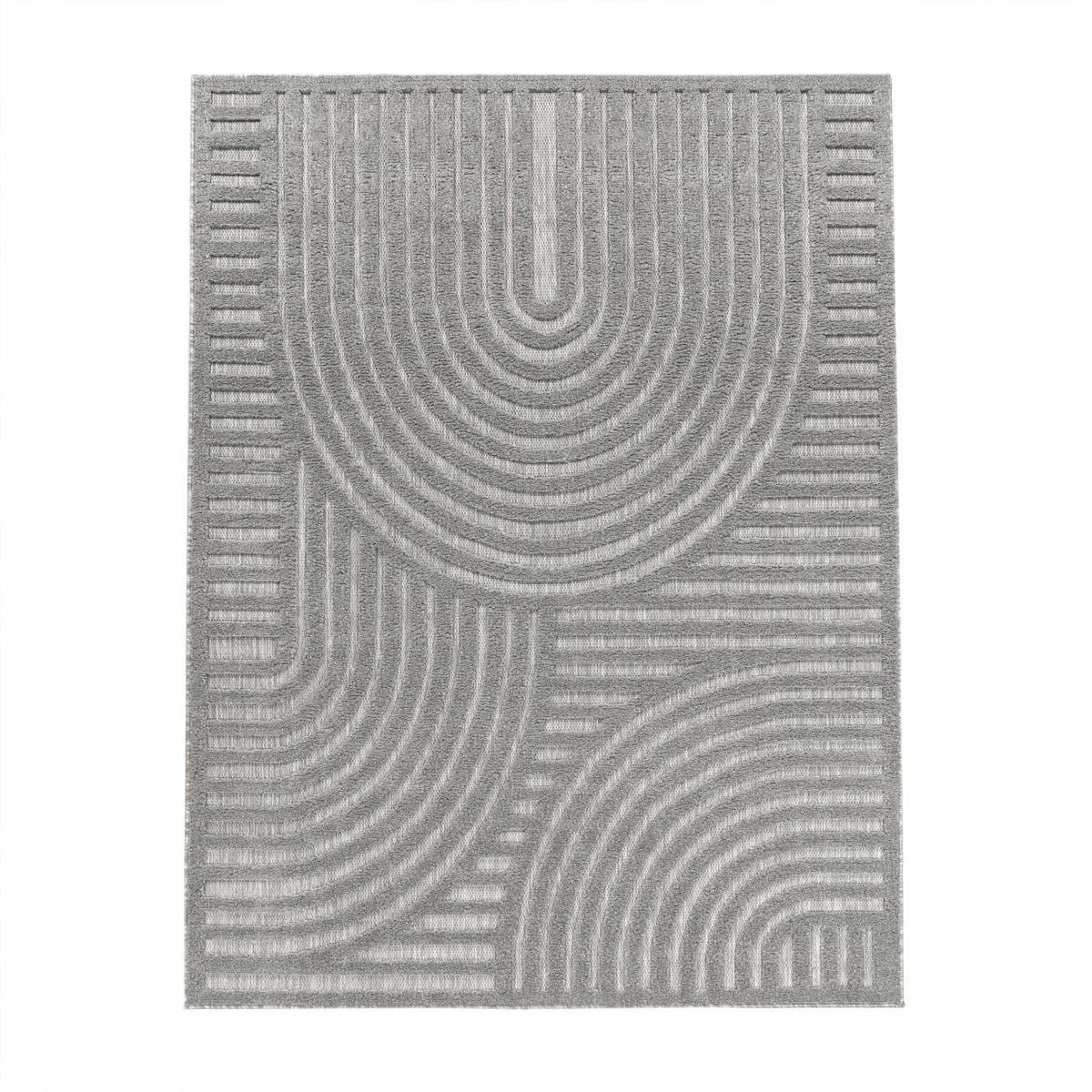 OUTDOORTEPPICH Ethno Grau 200 x 280 cm - Grau, Kunststoff (200/280cm) - TT Home