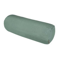 NACKENROLLENBEZUG reines Leinen natural-mint 40/15 cm - Mintgrün, Naturmaterialien (15/40cm) - beties Heimtextil