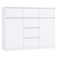 KOMODE Bijela 120/96,5/40 - bijela, drvni materijal (120/97/40cm) - RAUMHIRSCH FURNITURE