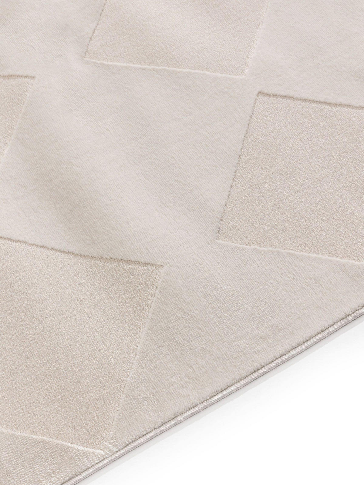 TEPPICH Claire Cream 200x300 cm - Creme, Kunststoff (200/300cm) - benuta