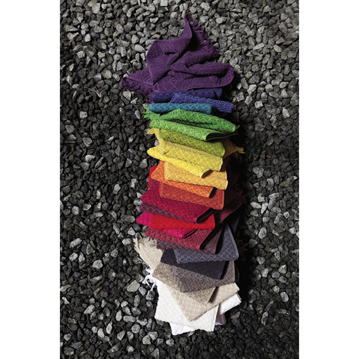 HANDTUCH Zoé gewittergrau 50 x 100 cm - Grau, Textil (50/100cm) - Vivaraise