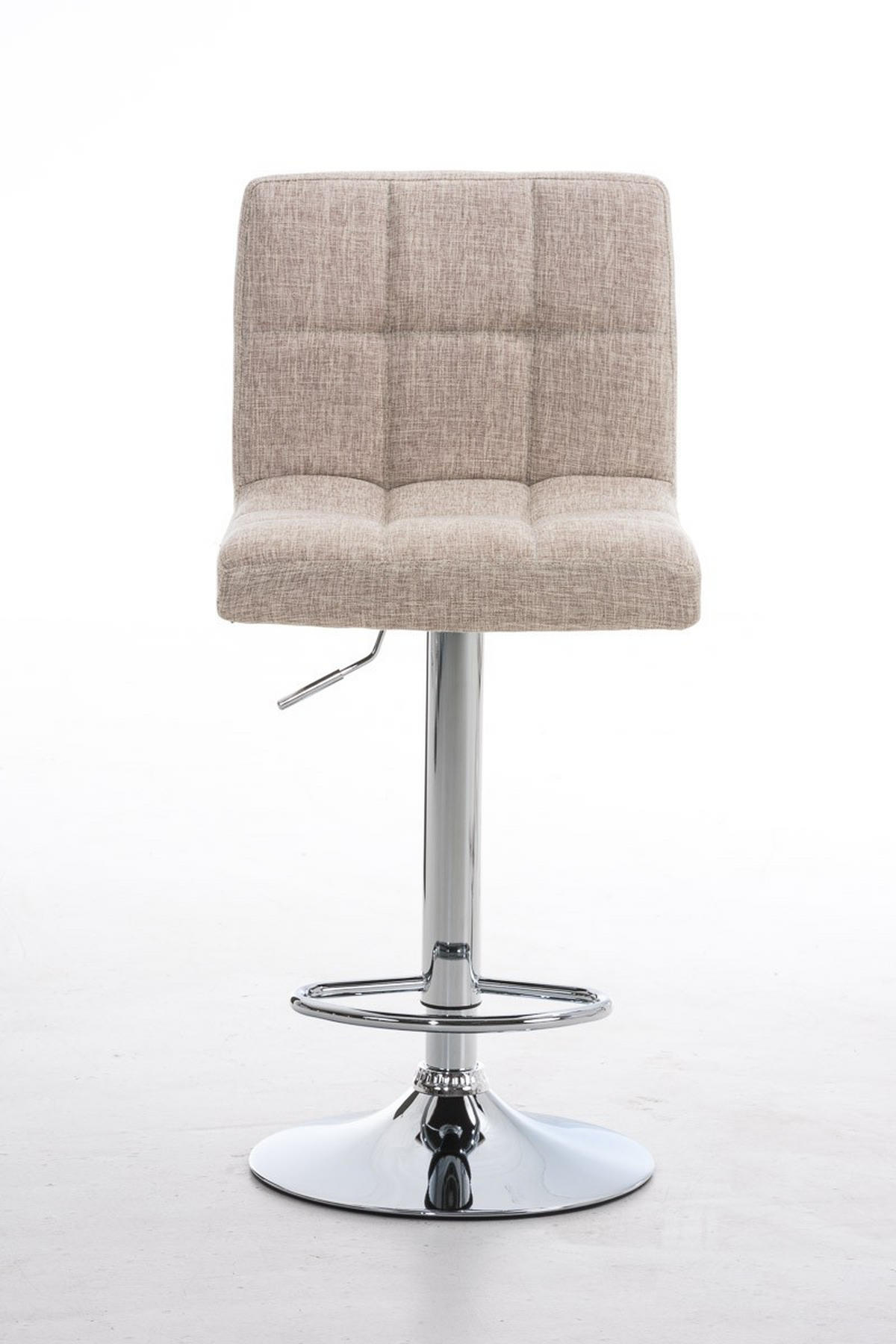 BARHOCKER Peru höhenverstellbar 94-114x46x47 cm creme - Creme, Textil (46/94/47cm) - furnicato