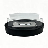 BIOETHANOL-KAMIN Schwarz 34.5/13.6/19.7 cm - Schwarz, Metall (19.7/13.6/34.5cm) - Authentics