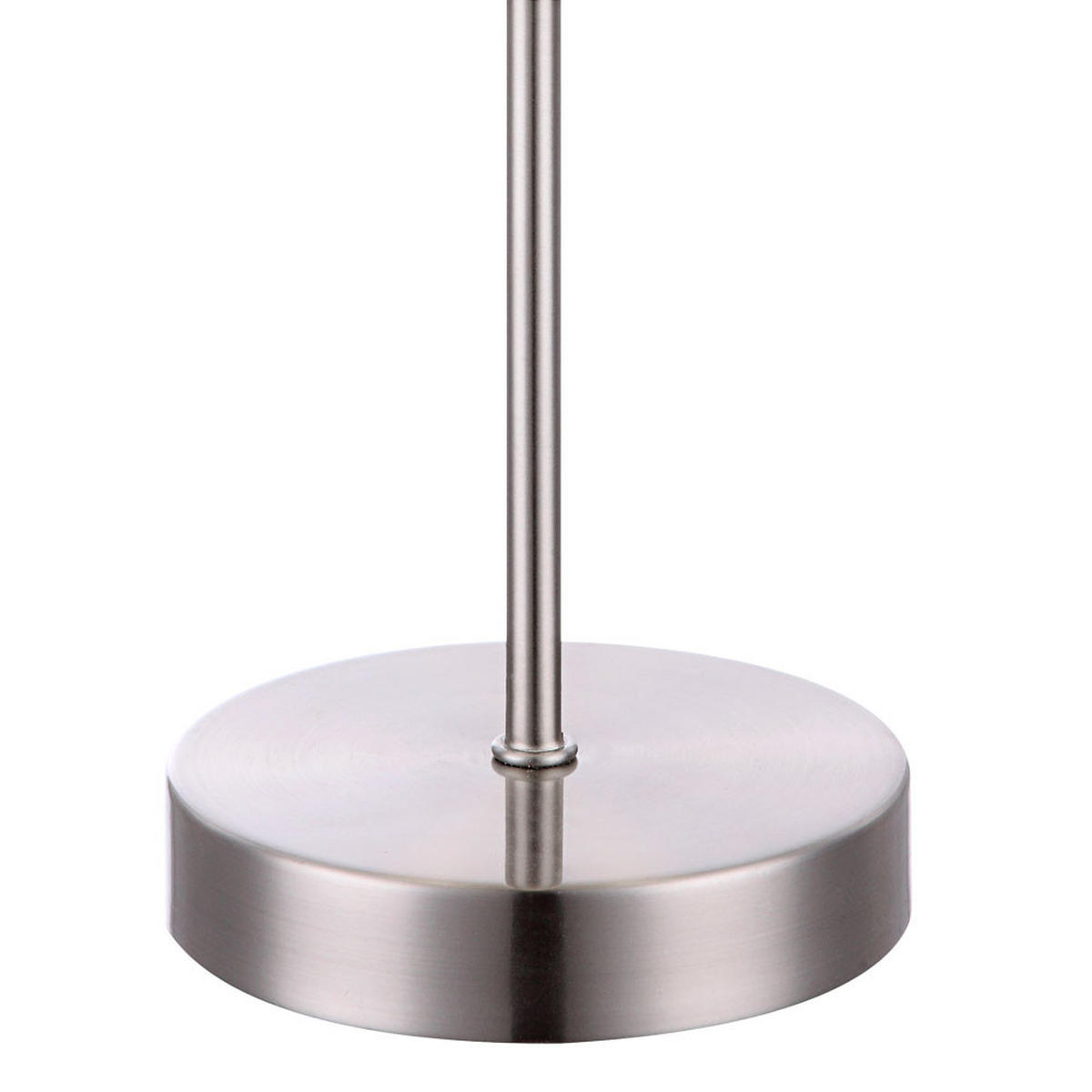 LED TISCHLEUCHTE Snowflake Silber Glas - Silberfarben, Glas (15/15/27cm) - Globo Lighting