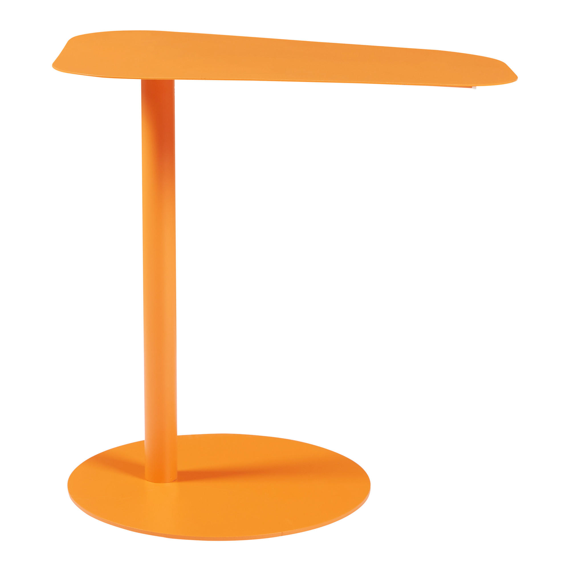 BEISTELLTISCH Nastätten - Orange, Metall (38/50/50cm) - [en.casa]
