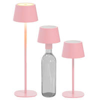 LED-TISCHLAMPE 3 in 1 Pink max. 45cm hoch - Rosa, Metall (11/11/45cm) - Northpoint