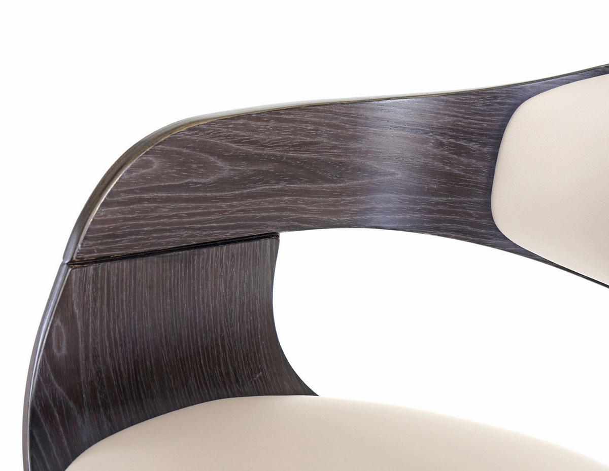 BARHOCKER Grau, Creme - Creme/Grau, Textil (59/109/50cm) - MCW