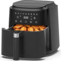HEISSLUFTFRITTEUSE 6L - Schwarz, Metall (29/25/27cm) - Aimax